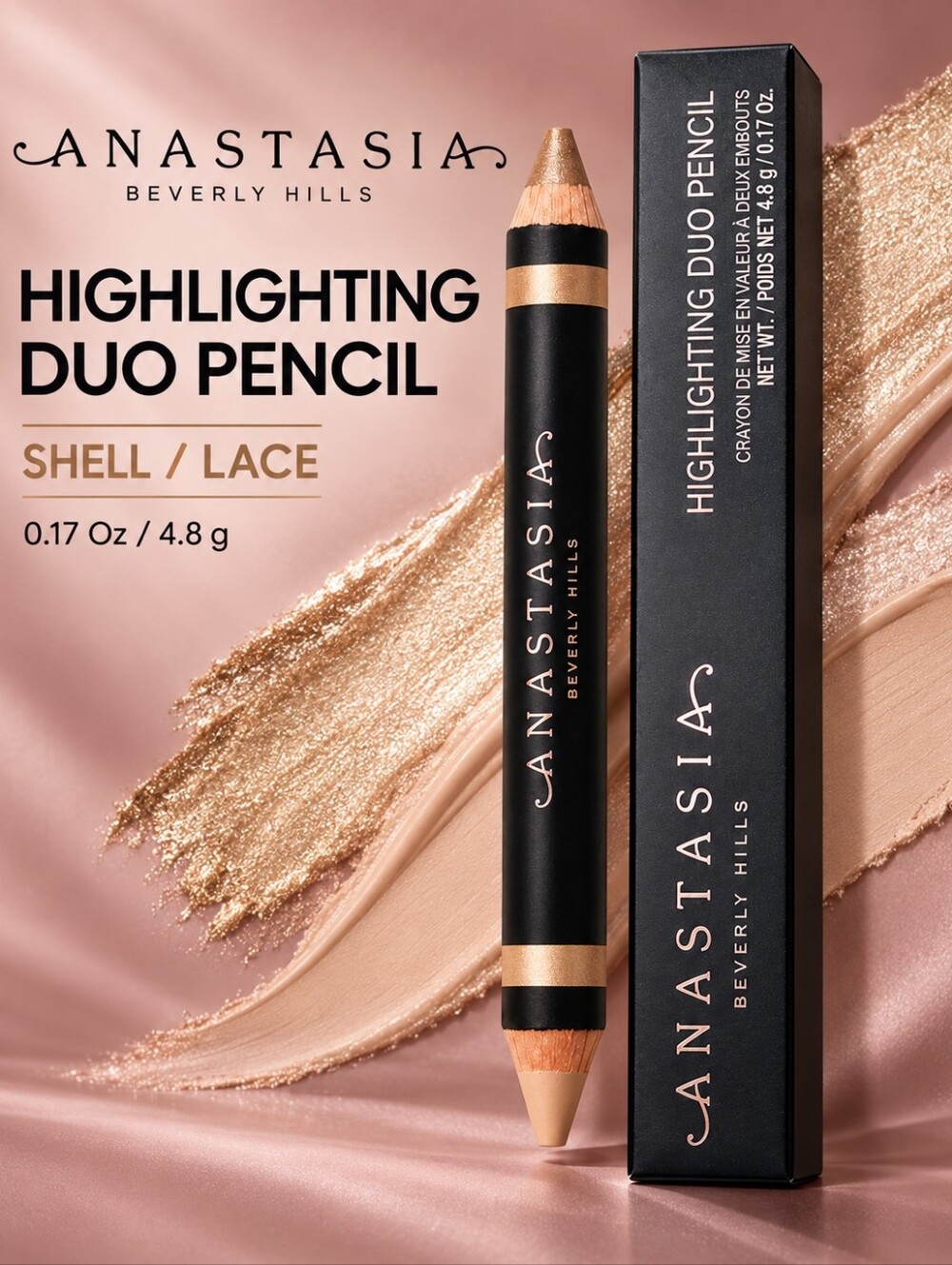 Anastasia Beverly Hills Highlighting Duo Pencil – Shell/Lace
